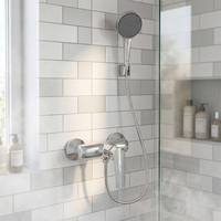 Nouvelle conception de robinet en zinc et plastique, robinet de salle de bain à fonction unique, robinet de baignoire, ensemble de douche pour salle de bain