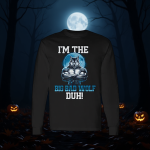 Camiseta de Manga Larga de El Lobo Maligno, Disfraz de Halloween para Hombre, Talla Adulto, Impresión Digital, Estilo Clásico - Product Image 3