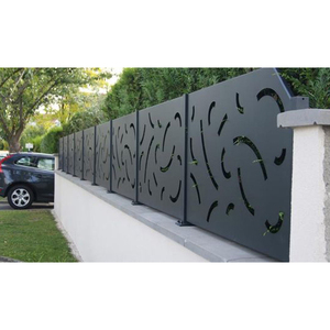 גדר גינה רב תכליתית מעוצבת בסגנון אר דקו, מאלומיניום חרוט בהתאמה אישית של ג'ינהיי, לקיר המסדרון - Product Image 6