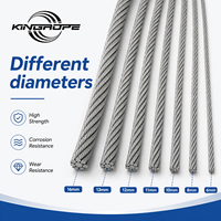 Kawat Baja Galvanis 6mm 8mm 10mm 12mm 13mm Kekuatan Tarik Tinggi untuk Penggunaan Angkat Konstruksi Kelautan
