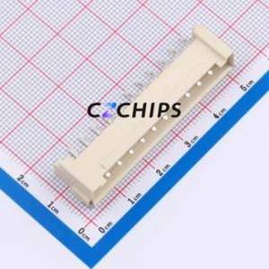 WAFER-VH3.96-12PWT-W1-P Wire-to-Board Pin Header SMD,P=3.96mm,Horizontal Mount Connector 1x12P 3.96mm Horizontal Mount 12P - Product Image 1