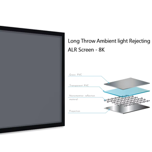 Phẳng cố định khung màn hình Obsidian ném dà<span class=keywords><strong>i</strong></span> alr màn hình vật liệu chỉ 100 inch PVC khung máy chiếu 0.8 3D rạp chiếu phim hệ thống màn hình - Product Image 3