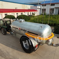 Remorque-citerne à vide multi-usages avec pompe, capacité 10 000 L, épandeur pour fertilisation agricole