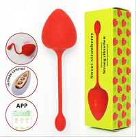 Astartoy Aardbei Vorm Fruit Vibrators Groothandel Vibrerende Slipje Ei Massager Afstandsbediening Seksspeeltje Groente Vibrators