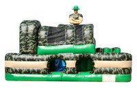 Fun Bounce OC014 - Pista de Obstáculos Inflable de PVC de Alta Resistencia para Niños - Juego de Desafío para Parques de Aventura y Parques Urbanos