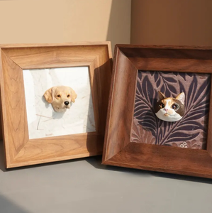 Portraits d'animaux méticuleusement reproduits pour cadres magnétiques et décoration intérieure - Product Image 2