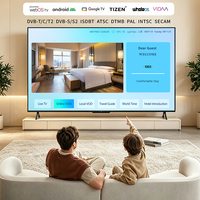 Téléviseur intelligent 55 pouces, télévision d'hôtel, écran LCD 4K, téléviseur LED d'hôtel 24, 32, 43, 45, 50, 65 pouces avec Android, WiFi, Google, téléviseurs intelligents