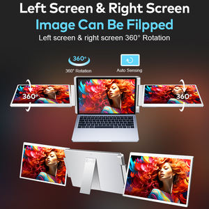 Écran portable 3 en 1 pliable de haute qualité, 16 pouces IPS, 1200p, rotation à <span class=keywords><strong>360</strong></span>°, compatible avec la plupart des appareils, plug and play, pour <span class=keywords><strong>PC</strong></span> - Product Image 4