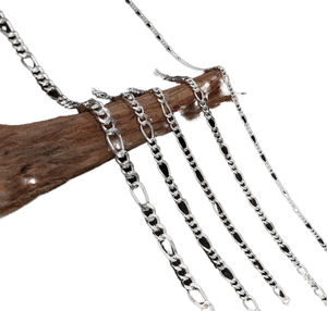 <span class=keywords><strong>Lovestory</strong></span> A3001 Excelente Cadena Figaro 3+1 Gruesa de 2mm, Joyería de Plata Esterlina a la Moda para la Elaboración de Collares Permanentes - Product Image 1