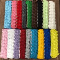 LS496 2.5cm petites fleurs colorées hydrosolubles bricolage vêtements accessoires broderie dentelle garniture pour la décoration de sous-vêtements