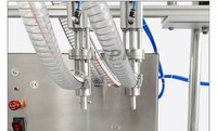 Machine de remplissage de liquides de bureau automatique à 2 têtes avec pompe magnétique de haute précision pour parfum, spiritueux, jus, toner, lotion, bain de bouche, huile