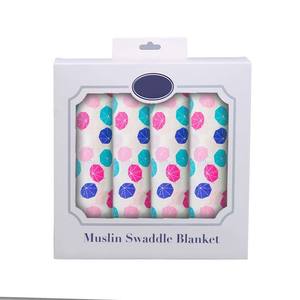 Fabricant <span class=keywords><strong>personnalisé</strong></span> 120 cm 100% bambou et coton biologique ensemble de couvertures d'emmaillotage pour nouveau-né - Product Image 5