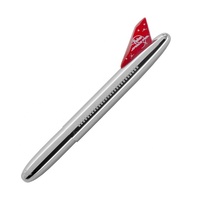 Stylo en métal d'aviation original avec empennage OEM, cadeaux exquis pour les pilotes, stylo souvenir pour les compagnies aériennes, stylo en métal pour FBO