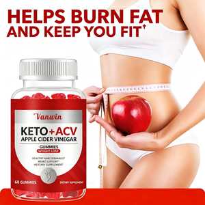 Gomitas Keto ACV con Vinagre de <span class=keywords><strong>Sidra</strong></span> de Manzana, Suplemento de 60 Gomitas para Apoyo a la Pérdida de Peso Saludable y Gestión del Metabolismo - Product Image 2