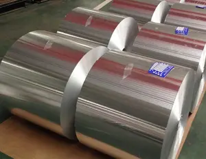 Mill Selesai Aluminium Foil 20 Mikron Gulungan Jumbo untuk Transformator Berkelok-kelok