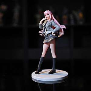 19CM <span class=keywords><strong>Darling</strong></span> in the Franxx Zero Tow 02 <span class=keywords><strong>Anime</strong></span> PVC figura juguete uniforme escolar - Product Image 3