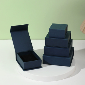 Free Sample Classic Jewelry Box Custom Logo Magnetic <b>Rings</b> Necklace Packaging Boxes Custom Size Flip Gift <b>Storage</b> Case Wholesale - Product Image 5