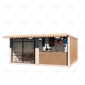 บ้านคอนเทนเนอร์ทรงสี่เหลี่ยมทันสมัย ใช้โครงสร้างสำเร็จรูปแบบพกพา ความหนามาตรฐาน - Product Image 3