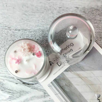 Groothandel Transparante Glazen Kaarsenpot, Klokvormig, Lege Kaarsenhouder voor Aromatherapie, Steenkaarsen, 3 Maten