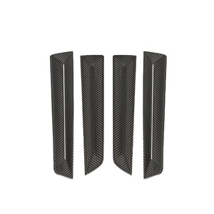 Carbonio a secco 4 pezzi rifiniture per porte interne decorazione auto parti per undicesimo tipo civico <span class=keywords><strong>R</strong></span> 2022 + - Product Image 1