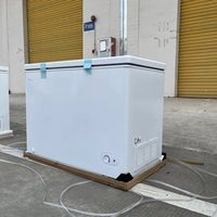 Congélateur coffre à température unique de 500 litres avec mode de refroidissement direct, équipement de réfrigération