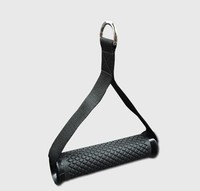 Logo personalizado Prime Fitness manijas antideslizante gimnasio mango de alta resistencia Pull-up D mango gimnasio con anillo D para bandas de resistencia