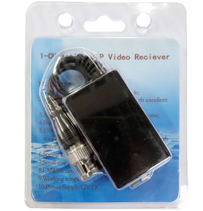 Bộ truyền video UTP hoạt động DC12V 1CH Balun BNC Biến áp bằng nhựa mạ đồng cho camera quan sát - Product Image 4