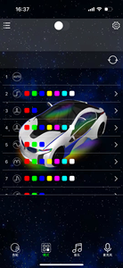 Accesorios para coche, cubo de rueda LED, 15 pulgadas, 17 pulgadas, Control de aplicación, luz LED, estilo DIY, luz ambiental para coche, tira de luz LED RGB - Product Image 4