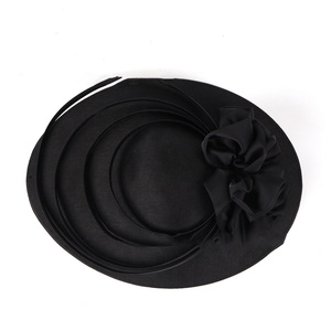 Chapeau de cérémonie jacquard uni pour <span class=keywords><strong>femme</strong></span>, style euro-américain de luxe léger, toutes saisons, pour courses hippiques <span class=keywords><strong>et</strong></span> église - Product Image 6