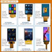 Layar LCD TFT Genyu 2.4 inci 2.95 3.13 3.2 3.5 4.3 inci ILI9341 ST7789 TFT SPI LCD 240x320 Layar TFT 2.8 inci