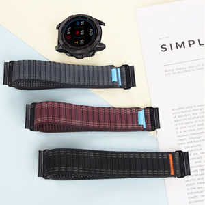 <span class=keywords><strong>Correa</strong></span> de Reloj de Nailon de Repuesto Compatible con Relojes Inteligentes <span class=keywords><strong>Garmin</strong></span> Fenix <span class=keywords><strong>Tactix</strong></span>, Bandas de 22 mm y 26 mm - Product Image 2