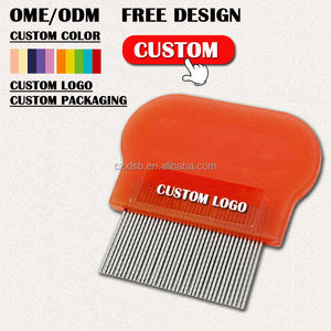 シラミとニッツのコームの物理的除去コーム長くて密な歯の綿毛除去 - Product Image 1