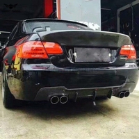 Prix usine : Lame arrière en fibre de carbone pour BMW Série 3 M3 E92 E93, mise à niveau style MT, diffuseur de pare-chocs arrière à quatre sorties, kits carrosserie