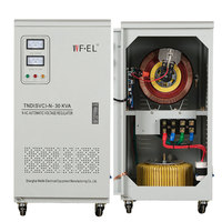 Régulateur de tension automatique monophasé WF.EL AVR SVC Servomoteur TND-30KVA avec protection contre les surtensions