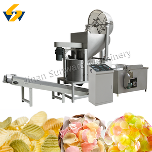 Extrusora de Doble Tornillo para Pellets <span class=keywords><strong>2D</strong></span> y 3D, Máquina para Hacer Snacks Fritos, Chips de Bugles, <span class=keywords><strong>Doritos</strong></span>, Croquetas de Arroz, Planta de Maquinaria para Freír - Product Image 6