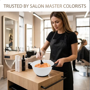 Frosted Hair Dye Mixing Bowl Large Non-slip Salon Color Tint Bowl with Ergonomic Handle for <strong>Colorists</strong> - Product Image 5