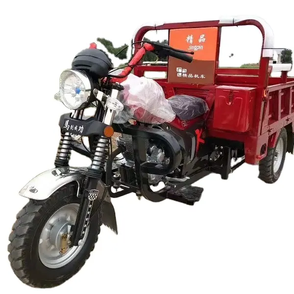 2021 Новая модель Электрический моторизованный трицикл Популярные взрослых мотоцикл 175 CC 200 250 CC Бензин грузовой трицикл
