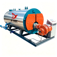 Chaudière à eau chaude horizontale automatique à haute efficacité de type CWNS, pression atmosphérique, 4200 kW, 5600 kW, pour hôtels et centrales électriques