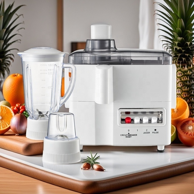 Blender Suppliers 650w Multifunctional Food Processor Juice Mixier Smoothie Blender 4 in 1 Blender Machine with Electric Chopper