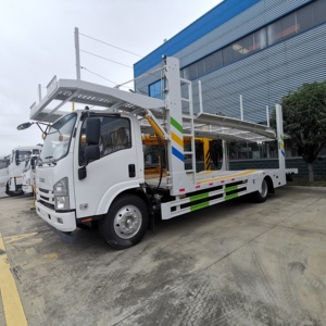 Approvisionnement d'usine Marque japonaise <span class=keywords><strong>Camion</strong></span> porte-voitures à double pont 6 Voitures <span class=keywords><strong>Camion</strong></span> de transport remorque <span class=keywords><strong>Camion</strong></span> de transport automatique à vendre - Product Image 2