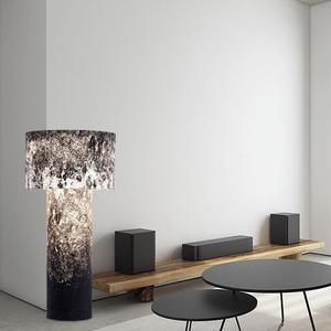 Modern Floor <b>Lamp</b> Textile Shade Led Light Source Multicolored Living Room Bedroom <b>Study</b> Decorative Lighting - Product Image 1
