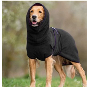 छोटे कुत्ते गर्म ऊन बनियान जैकेट ठोस पैटर्न कुत्ते सर्दियों के मौसम के लिए - Product Image 3