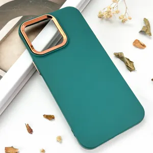 Electroplating Camera Ring Case Silicon Drop Protection Cover for Iphone 11 12 13 14 15 pro max