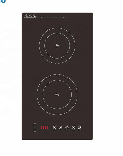 ETL Certificate 120V/ 110V Vertical Double Head Induction Cooker ,electric Stove,ceramic 2 Hob