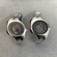 Montre à bracelet unisexe, mouvement à quartz japonais, étanche, style artistique surréaliste médiéval, alliage, cadran à aiguilles de 40 mm, effet fondant
