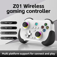 Manette sans fil Z01 pour N Switch, manette de jeu pour PS3/PS4/Adroid/iOS/Arcade/PC/Steam, manette sans fil BT