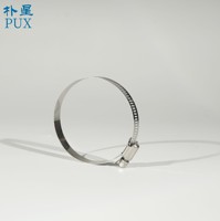 Collier de serrage américain réglable en acier inoxydable 201 de 12,7 mm pour tuyau automobile