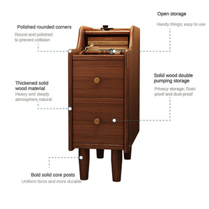 Offre spéciale table <span class=keywords><strong>de</strong></span> nuit en bois naturel <span class=keywords><strong>de</strong></span> style nordique prix bon marché options <span class=keywords><strong>de</strong></span> couleur du bois massif table <span class=keywords><strong>de</strong></span> nuit table <span class=keywords><strong>de</strong></span> <span class=keywords><strong>chevet</strong></span> en gros - Product Image 5
