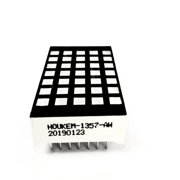 Houkem赤色3x3mm LEDマトリックスカソードスクエア5x7LEDドットマトリックスディスプレイ (エレベーター用)