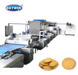 Skywin Fully Automatic Biscuit Production Line Manufacturing Plant Small Scale Making Machine